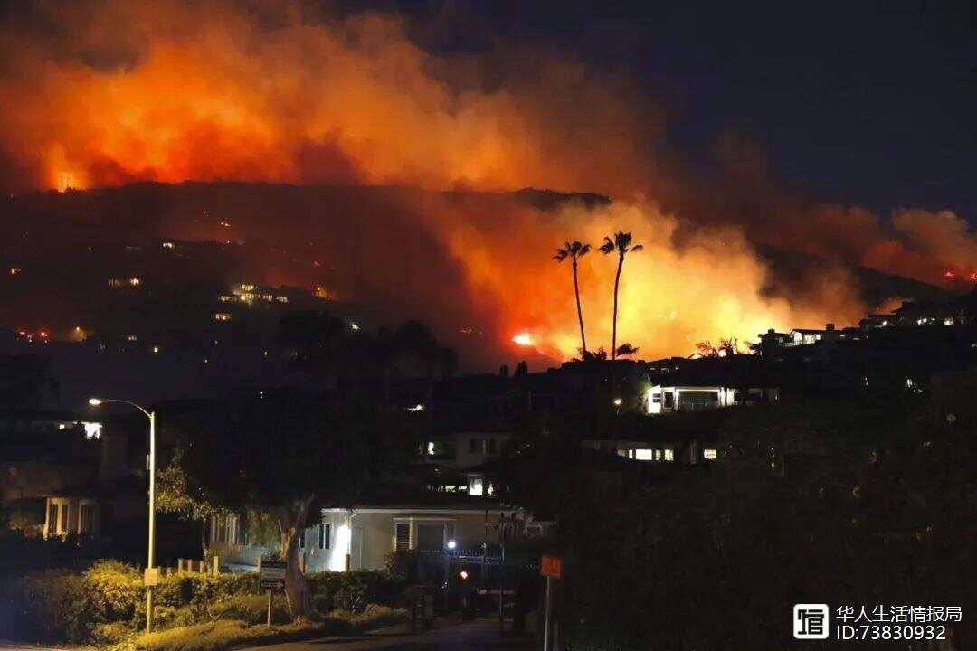 山火肆虐下的加州州长，接受采访时的泪目瞬间